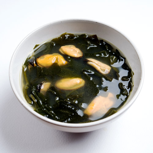 홍합 미역국